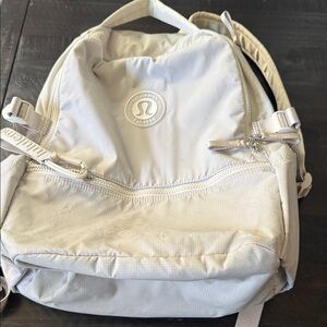 lululemon athletica Light Cream/Beige Daypack Backpack